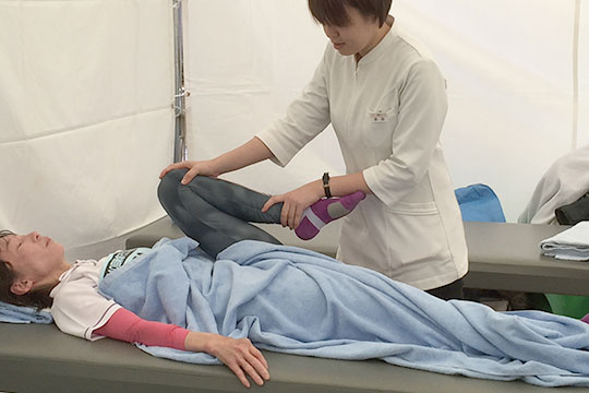 市民マラソン鍼灸ボランティア